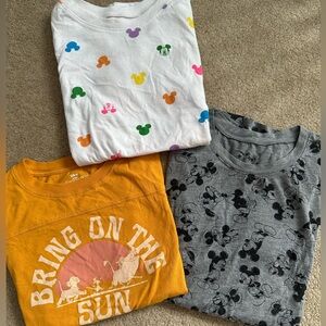 DISNEY t shirts, perfect little bundle of Disney fun!